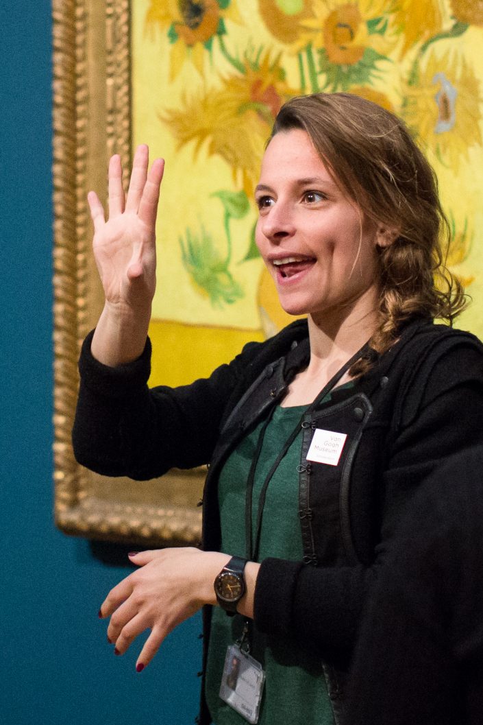 Fotoreportage Van Gogh Museum Amsterdam rondleiding gebarentaal