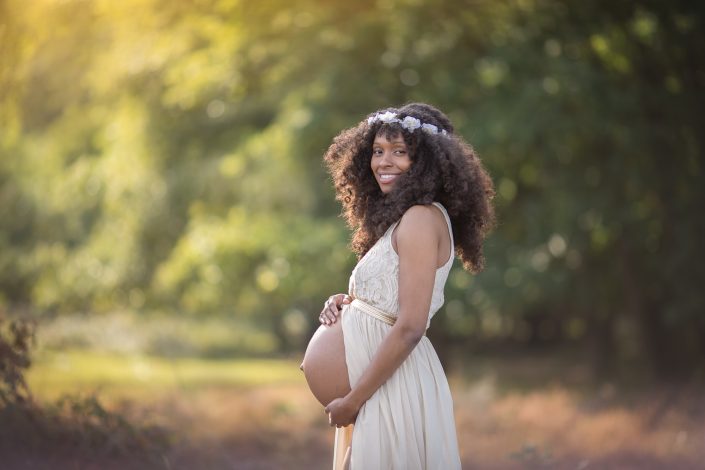 Fotograaf Blaricum zwangerschap gezin heide zwangerschapsfotoshoot