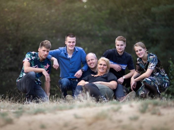 veluwe familie gezin fotoshoot gouden uur heide fotograaf Lelystad