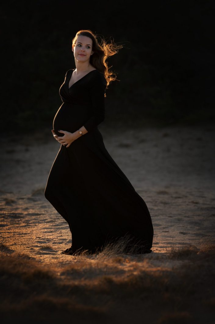 zwanger zwangerschapsfotoshoot Hulshorsterzand Nunspeet Lelystad