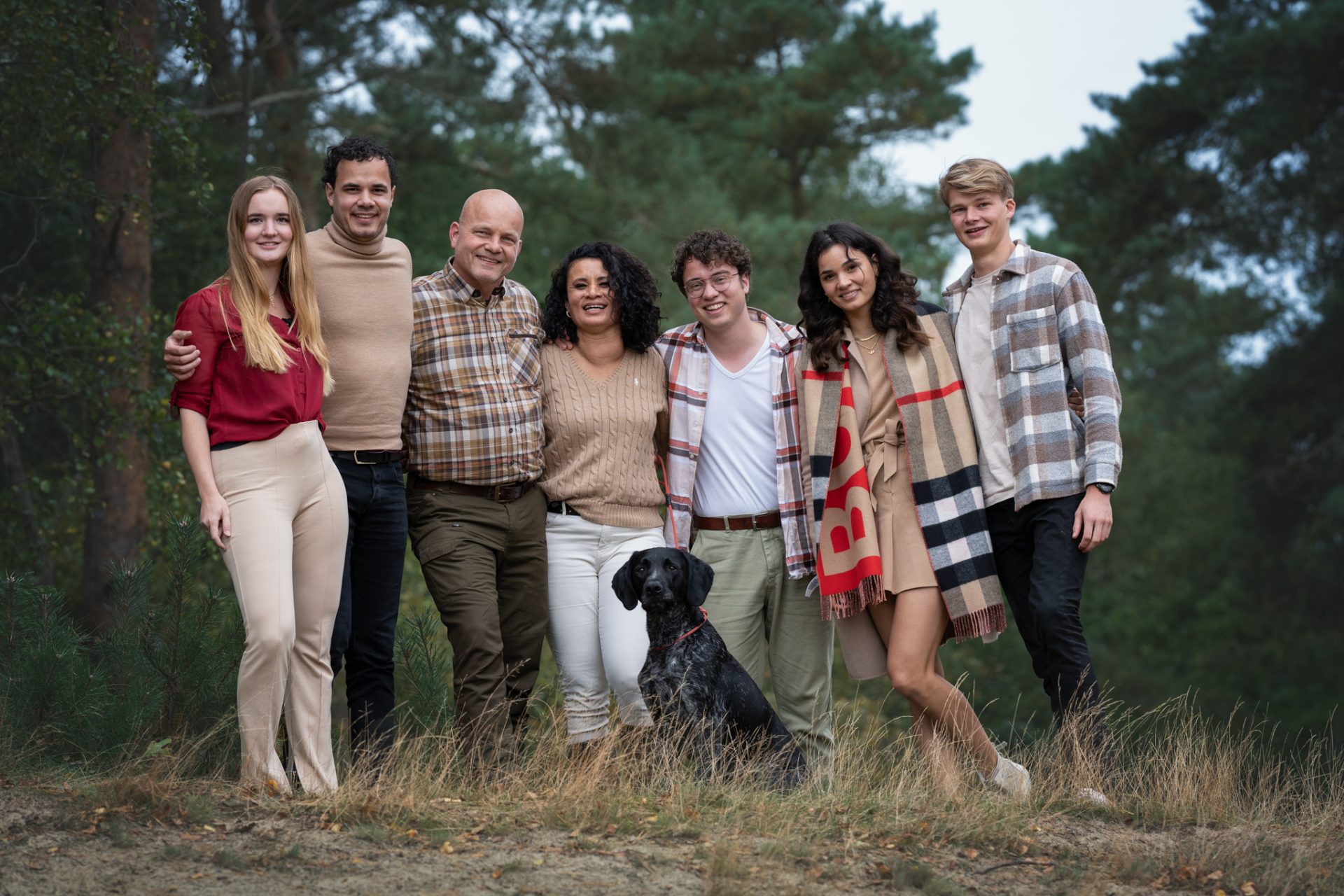 Familie fotoshoot familieportret Veluwe