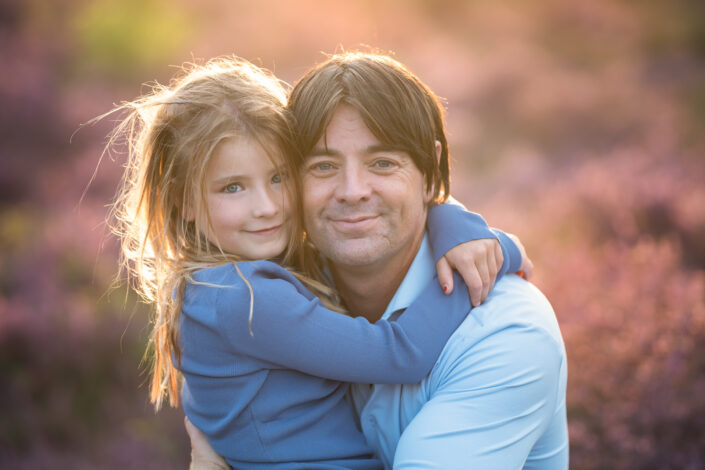 familie fotoshoot heide buiten