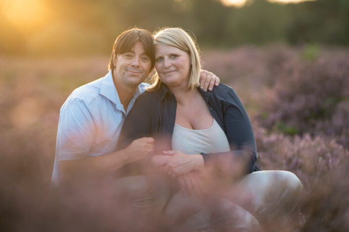 familie fotoshoot heide buiten