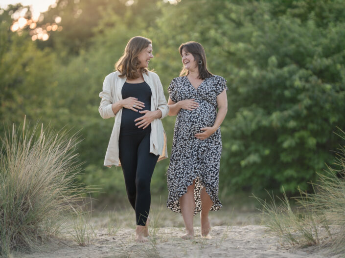 Zwangerschapsfotoshoot Zusjes